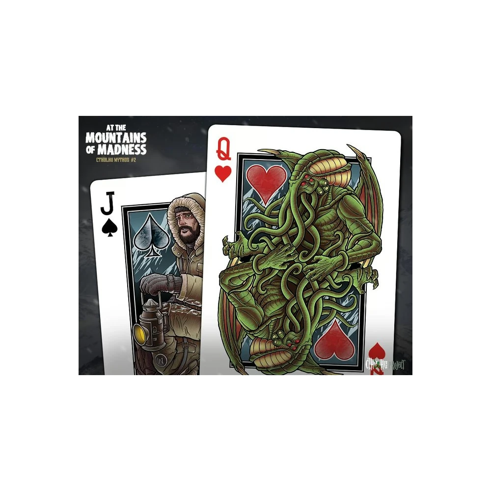 At The Mountains of Madness Playing Cards - Lovecraft (purple)