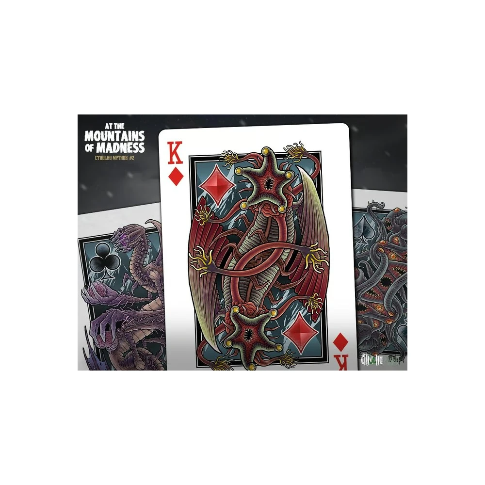 At The Mountains of Madness Playing Cards - Lovecraft (purple)