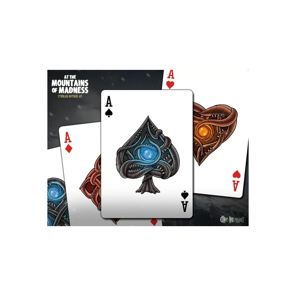 At The Mountains of Madness Playing Cards - Lovecraft (purple)