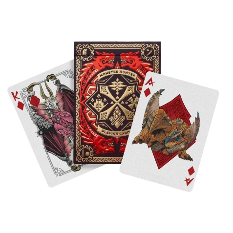 Hracie karty Monster Hunter - Collectors Edition, červená