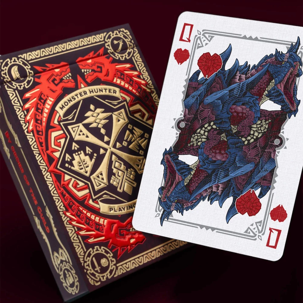 Hracie karty Monster Hunter - Collectors Edition, červená