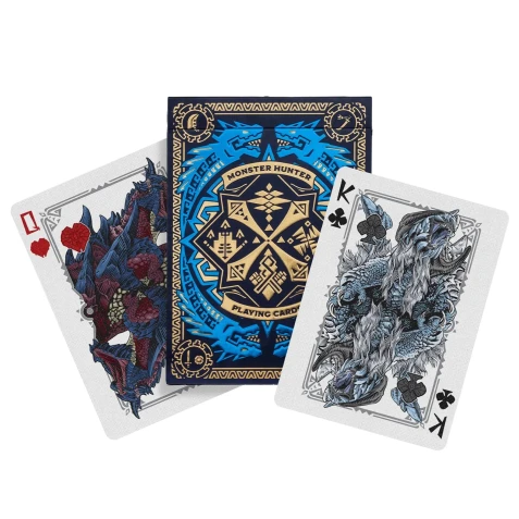 Hracie karty Monster Hunter - Collectors Edition, modrá