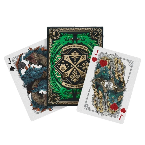 Hracie karty Monster Hunter - Collectors Edition, zelená