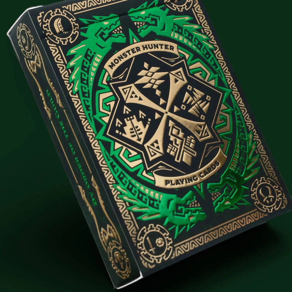 Hracie karty Monster Hunter - Collectors Edition, zelená