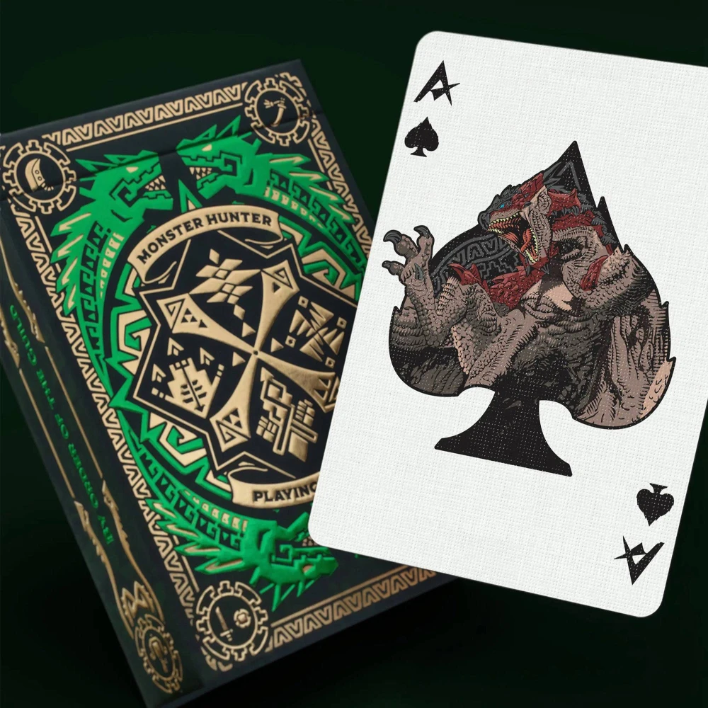 Hracie karty Monster Hunter - Collectors Edition, zelená