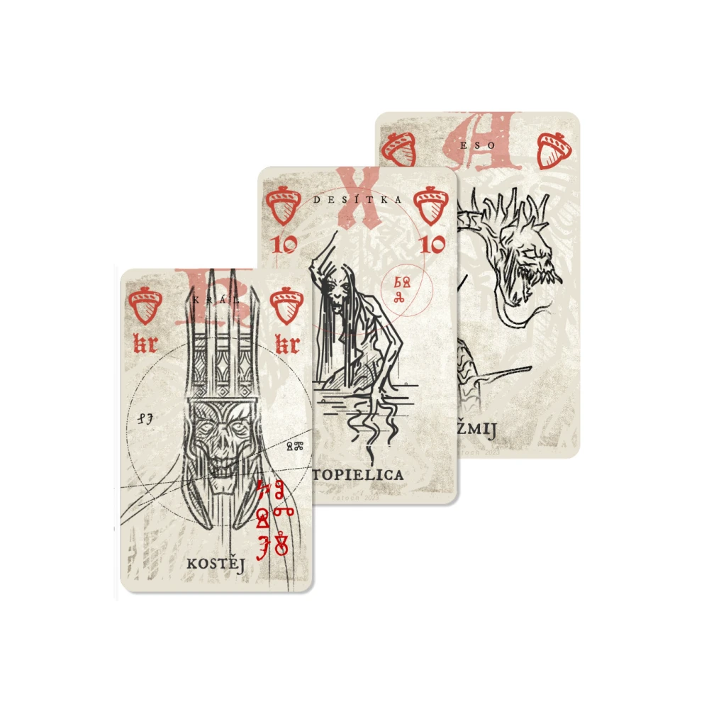 Spielkarten Slawische Ungeheuer 2