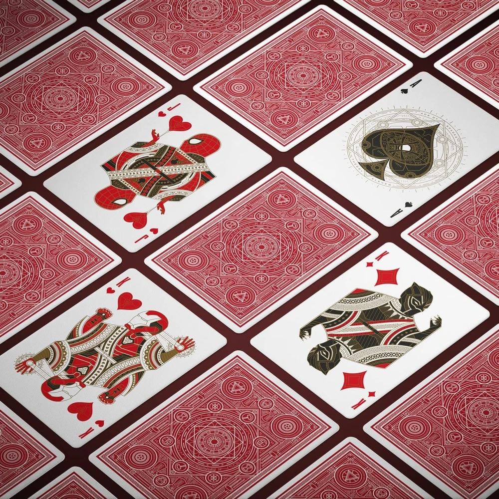 Theory11 Playing Cards: Avengers (Red)