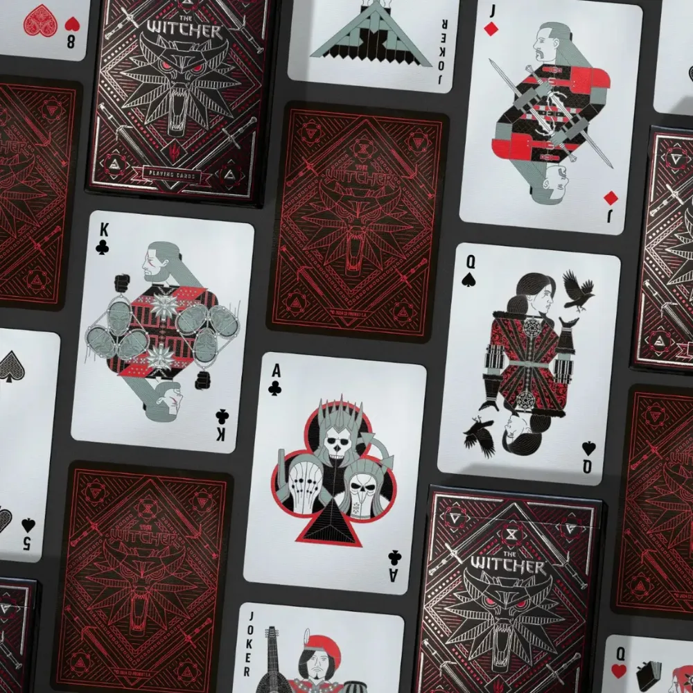 Hráčske karty Zaklínač – The Witcher Red Edition