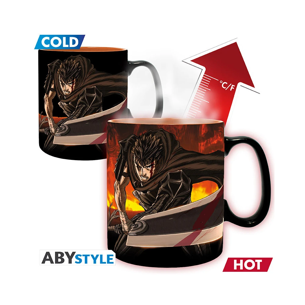 Hrnek Berserk, měnící se