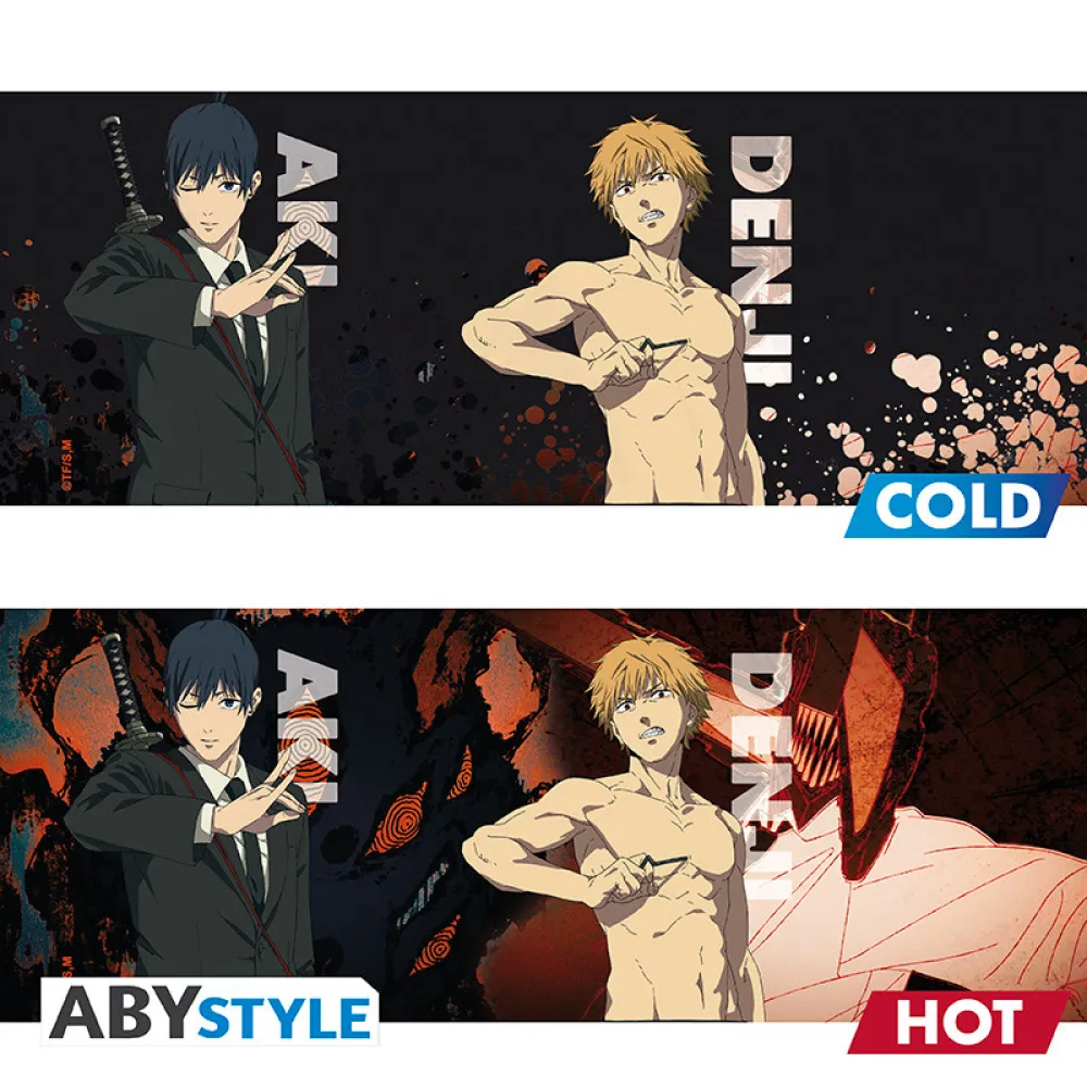 Chainsaw Man Mug - Denji and Aki, Heat Change