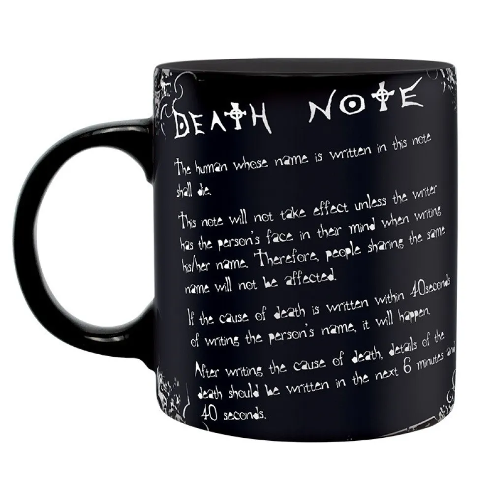 Hrnek Death Note - Pravidla zápisníku