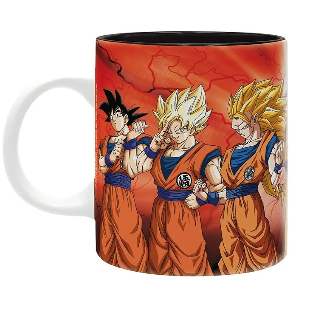 Hrnek Dragon Ball - Goku transformations