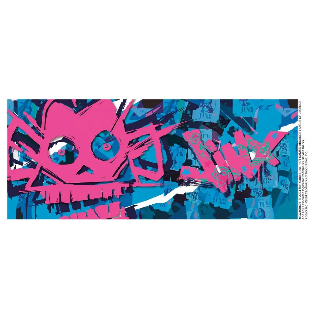 Hrnek League of Legends - Jinx, bílý