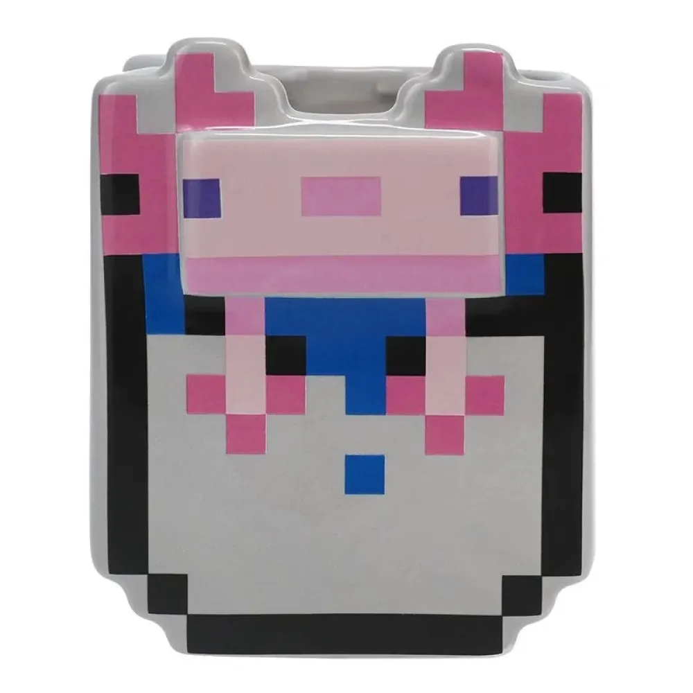 Hrnček Minecraft - Axolotl 3D