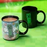Hrnček Minecraft - Creeper, meniaci sa
