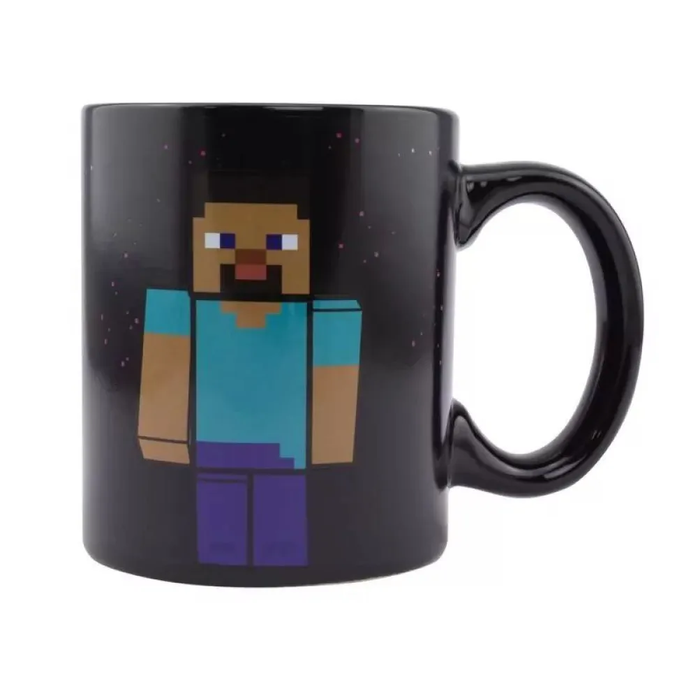 Hrnek Minecraft - Enderman, měnící se - poškozeno