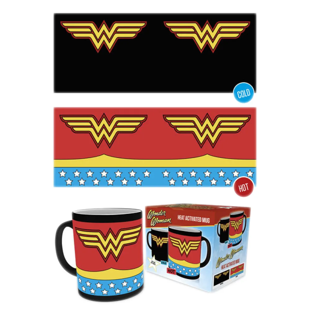 Hrnek Wonder Woman - Kostým, měnící se