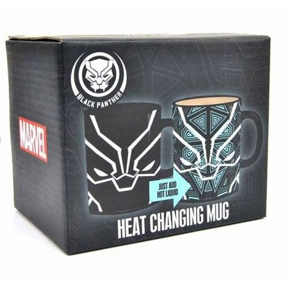 Hrnek Marvel - Black Panther, měnící se