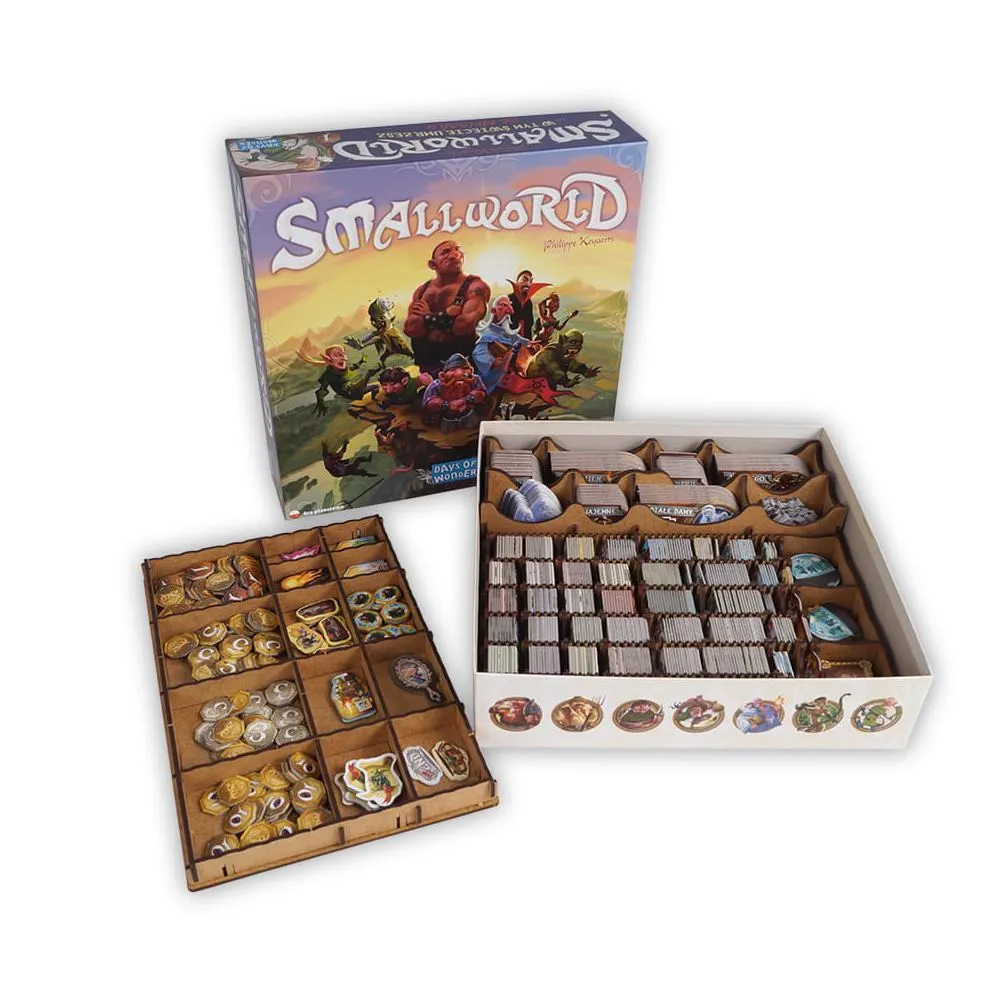 Game organizer for Small World and expansions
