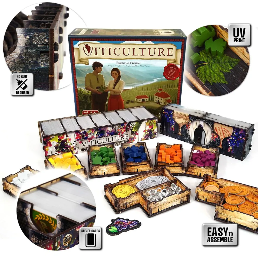 Game Organizer - Viticulture: Essential Edition (UV Print)