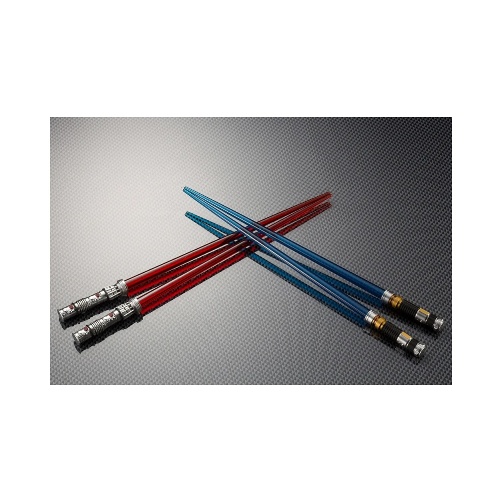 Jedálenské paličky Star Wars - Svetelné meče Darth Maul and Obi-Wan Kenobi