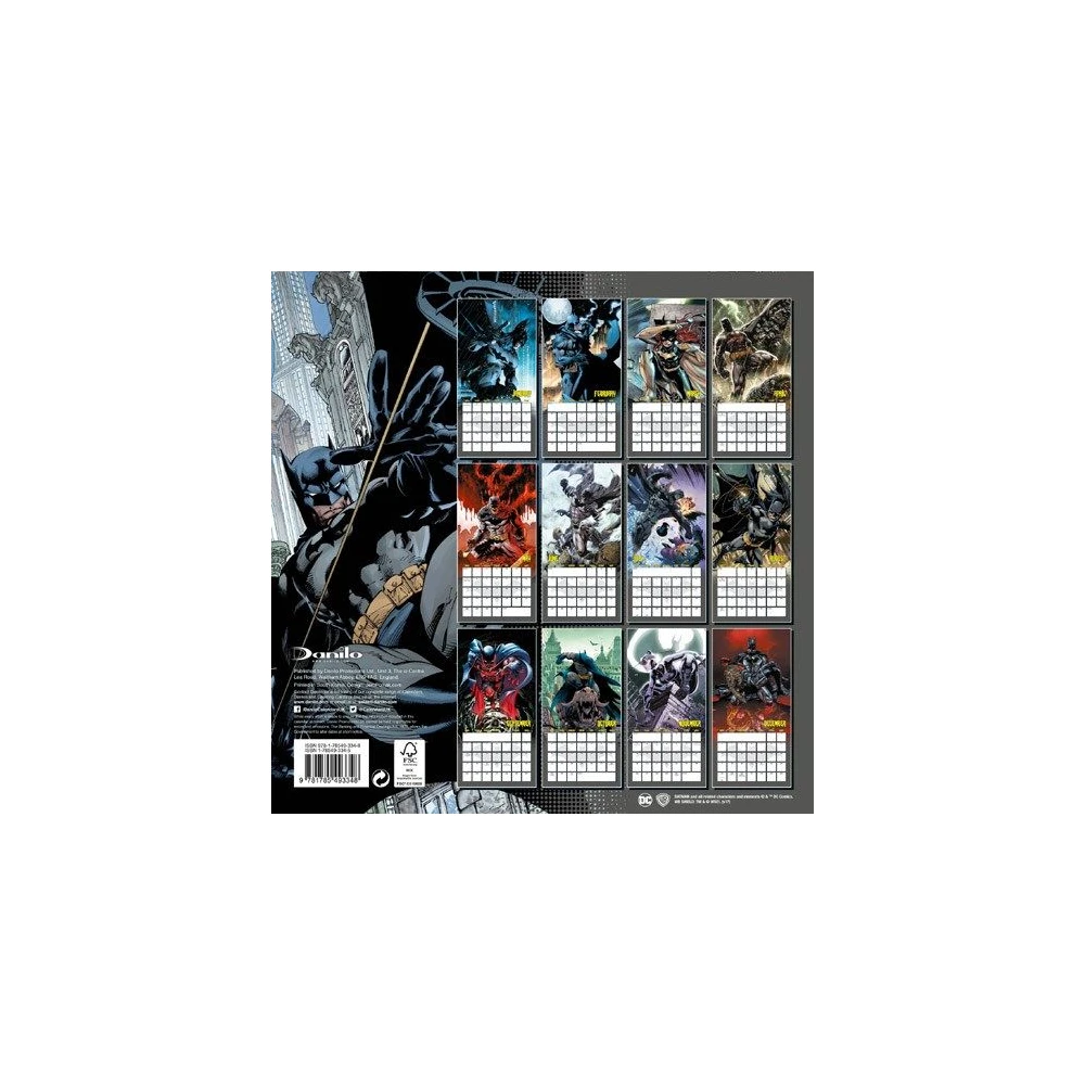 Kalendář Batman DC Comics 2018