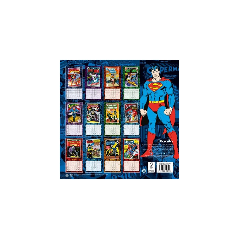 Kalendář DC Comics 2018