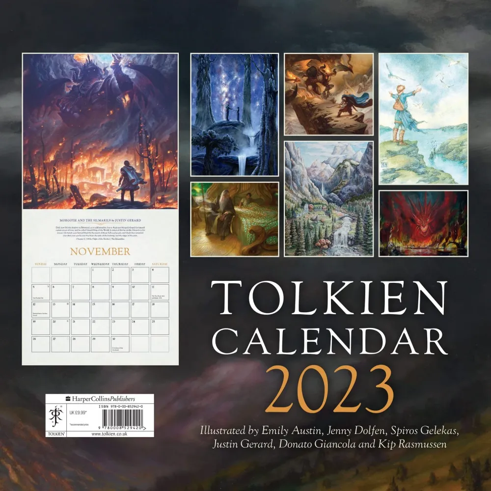 Kalendář Tolkien 2023