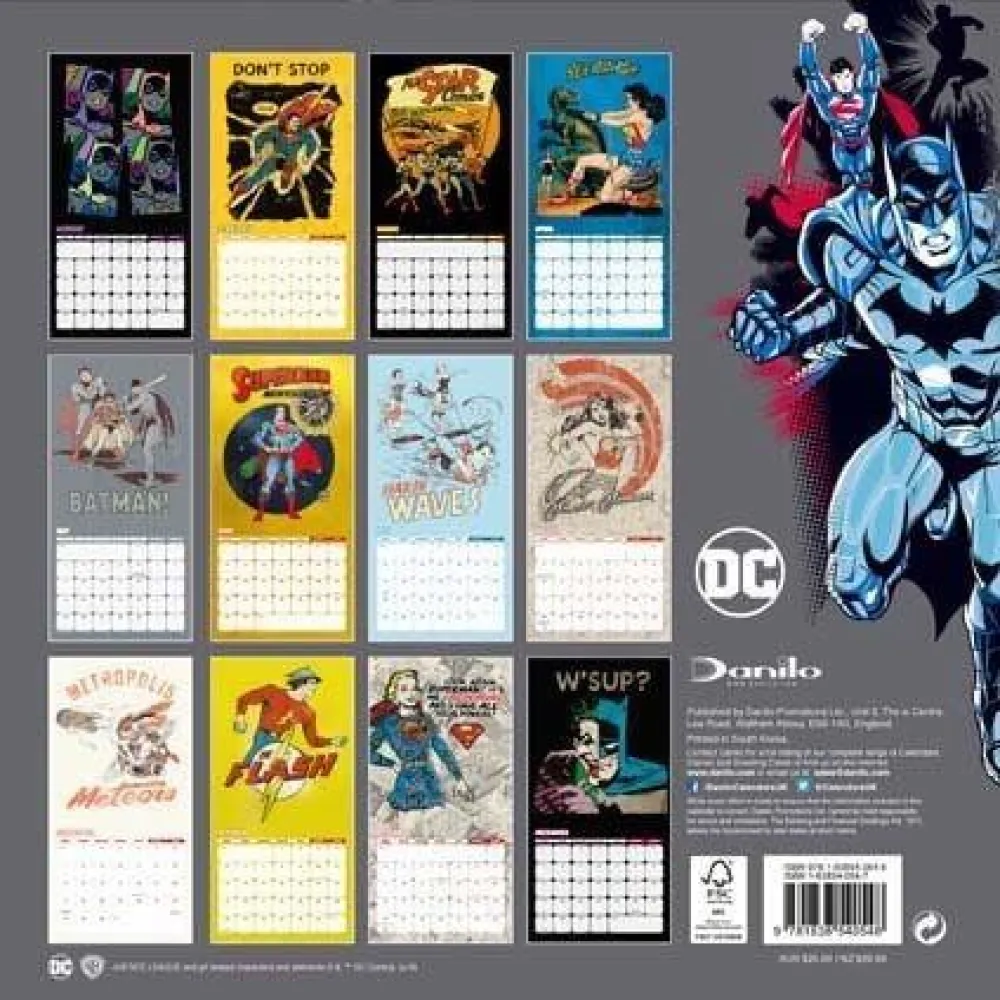 Kalendář DC Comics 2020