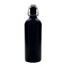 Kameninová fľaša - čierna 0,75 l, s klipovým uzáverom