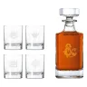 Karafa na whisky Dungeons & Dragons + 4 poháre