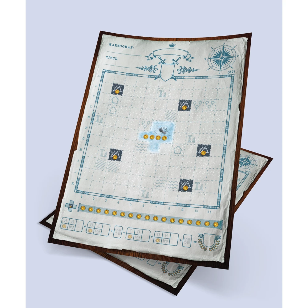 Cartographers: Map Pack 4 - Frozen Wasteland: Kingdom of the Frost Giants
