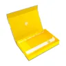 Kartonový box Feldherr -  Half Size 40 mm, žlutý