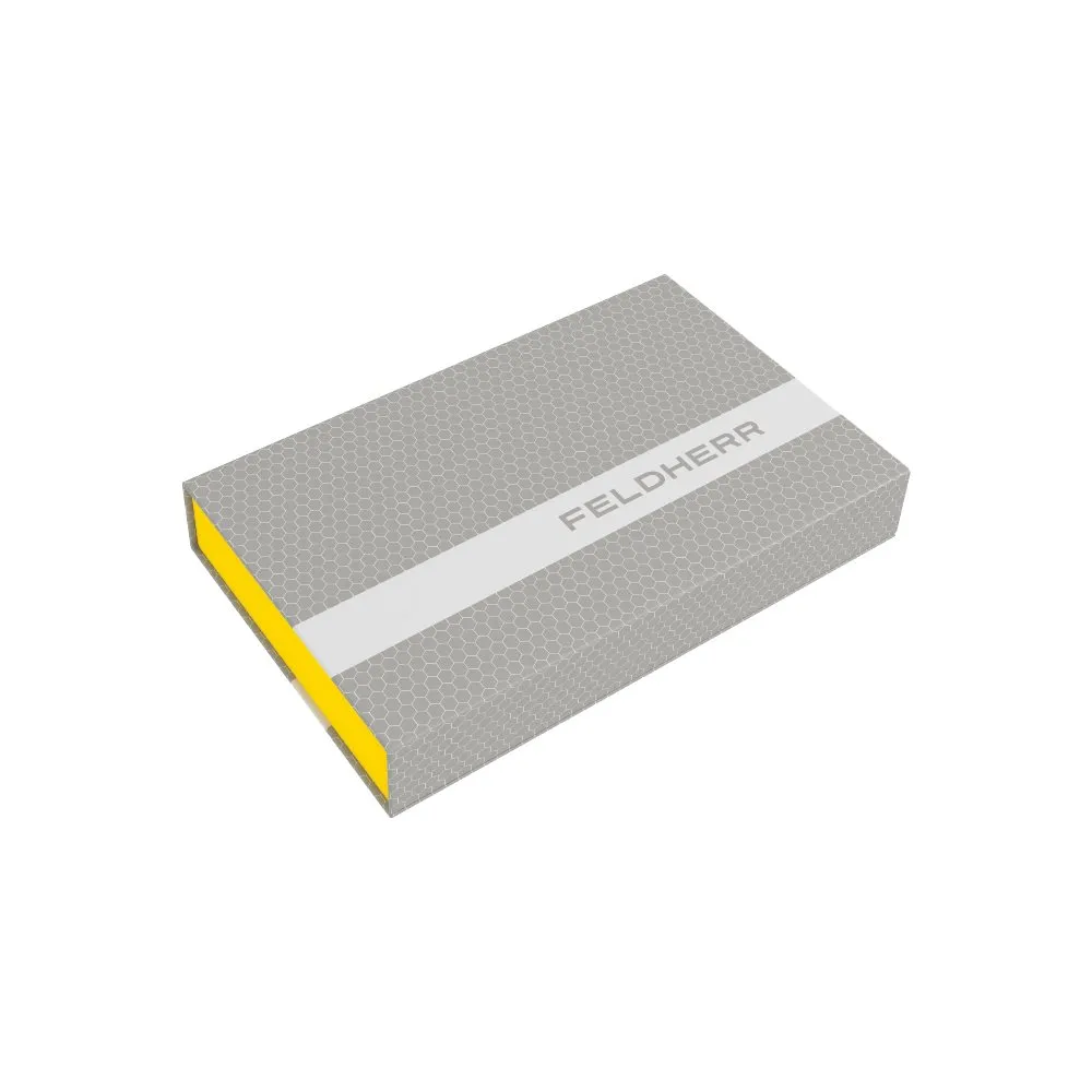 Kartonový box Feldherr -  Half Size 40 mm, žlutý