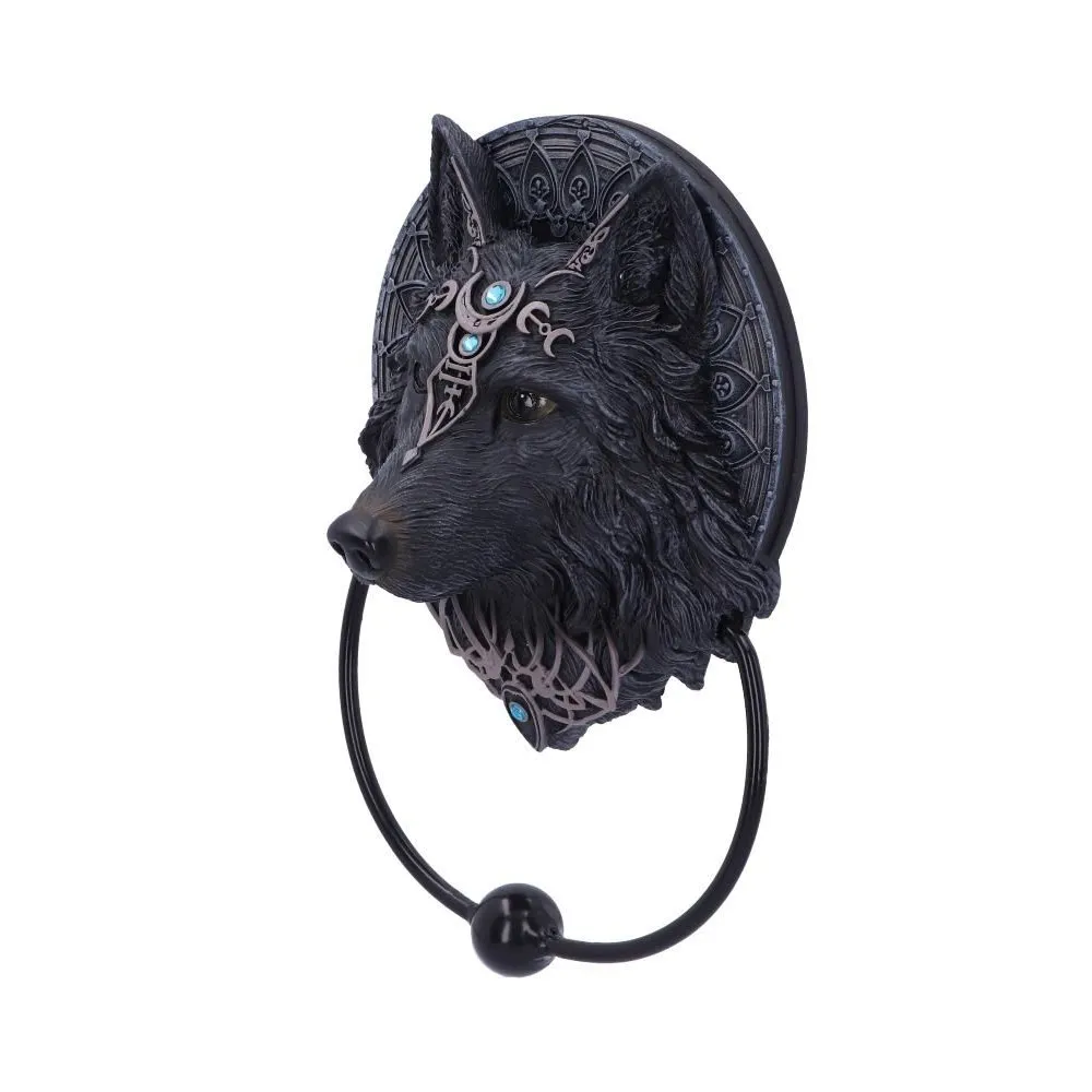 Wolf Moon Door Knocker