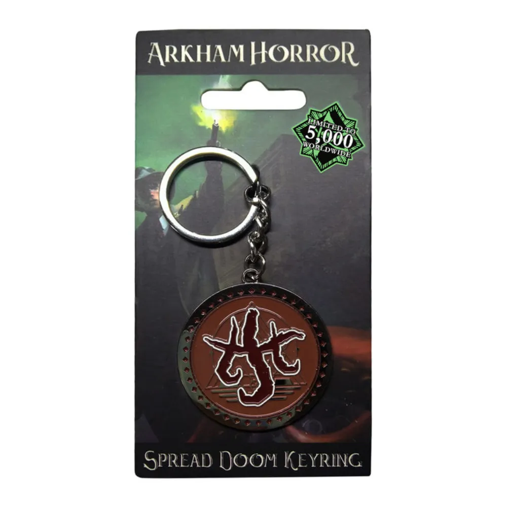 Arkham Horror Token Keychain - Spread Doom