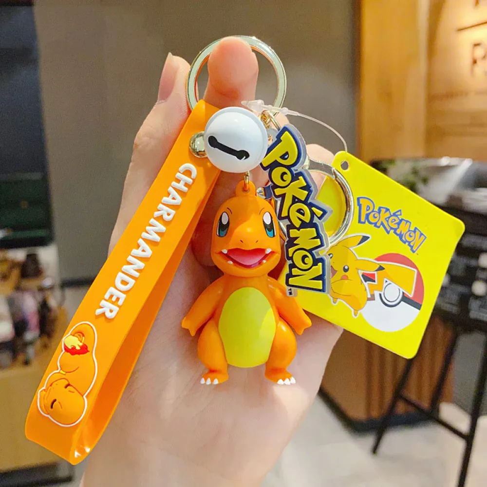 Klíčenka Pokémon s rolničkou - Charmander