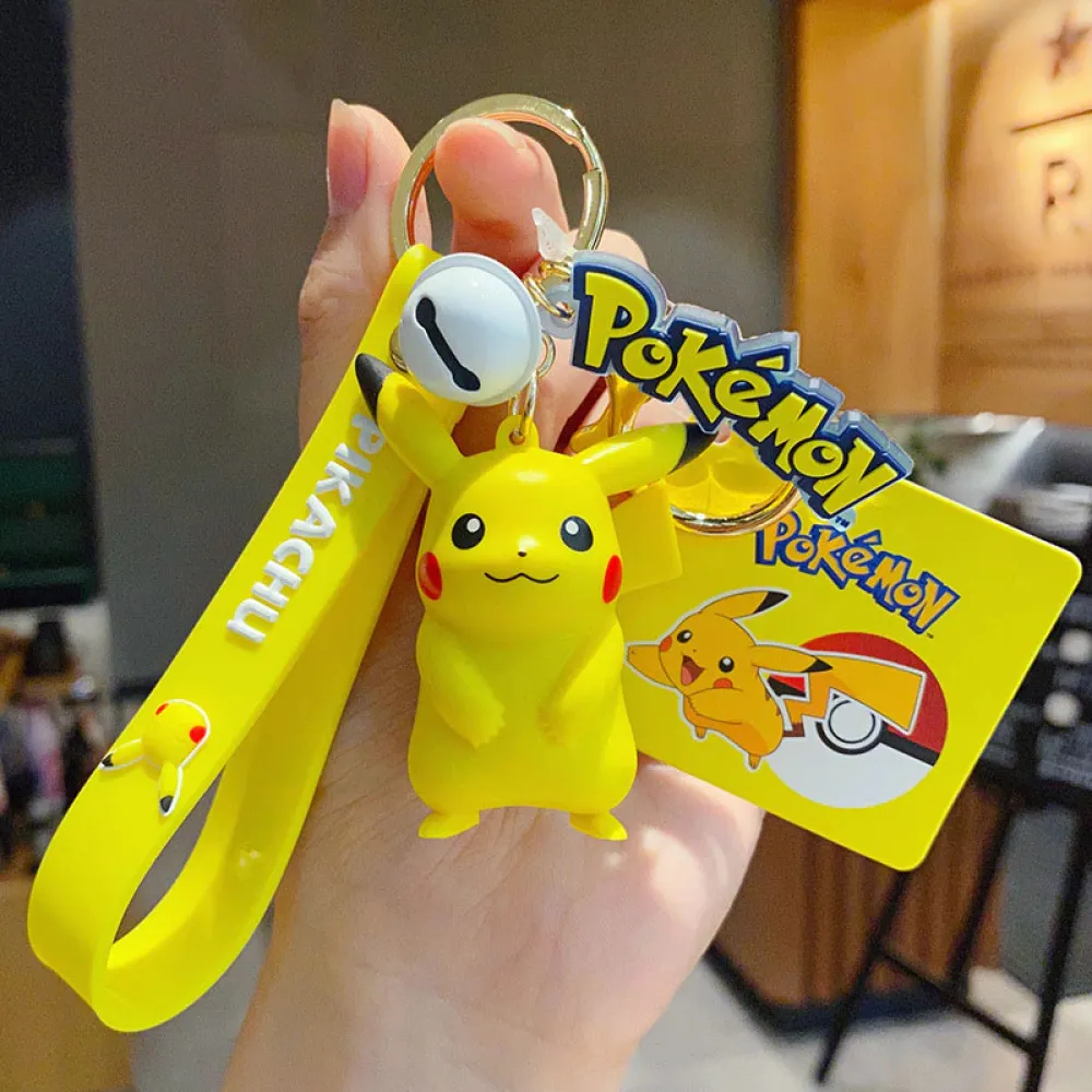 Pokémon Schlüsselanhänger mit Glöckchen - Pikachu
