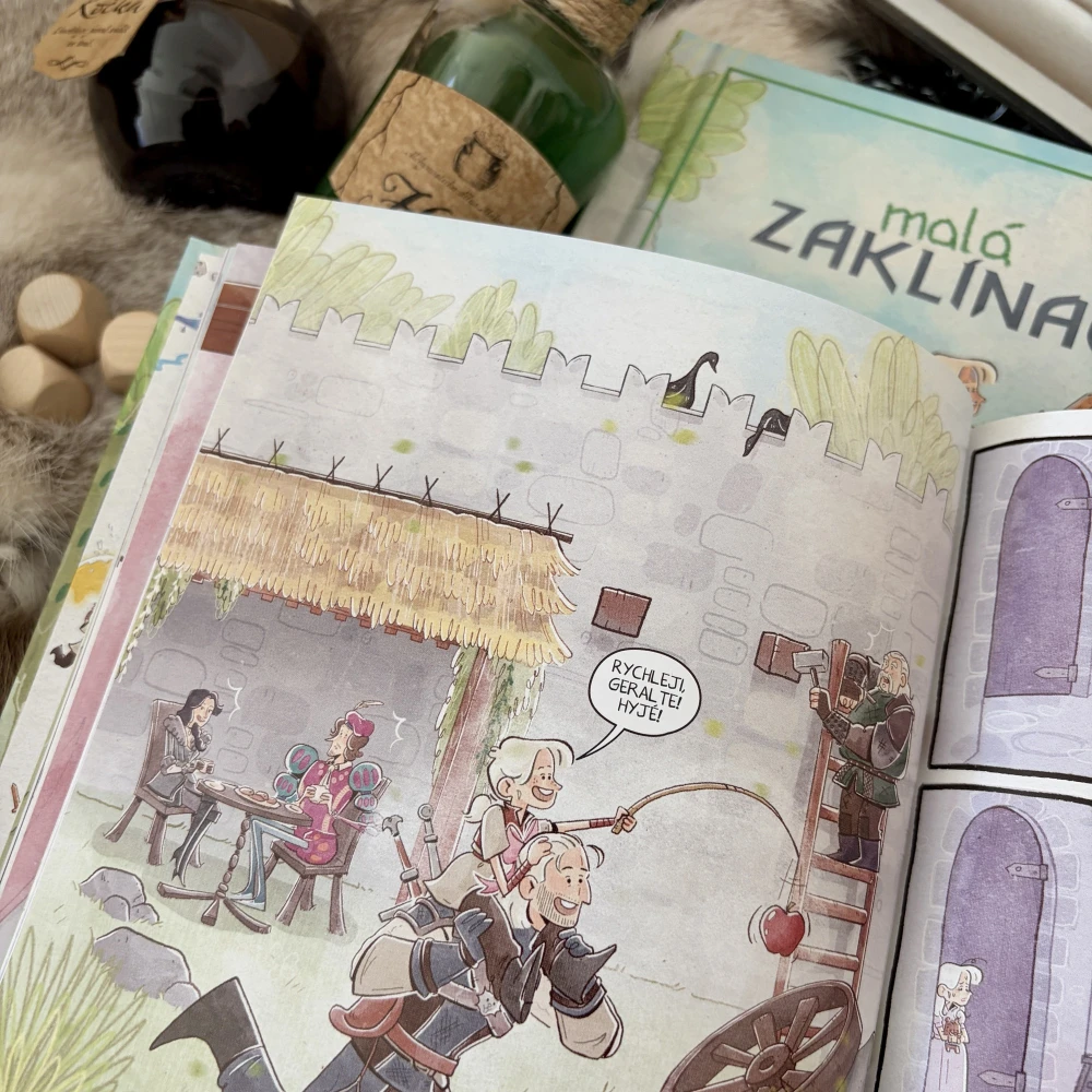 Komiks Malá zaklínačka - Giada Carboni