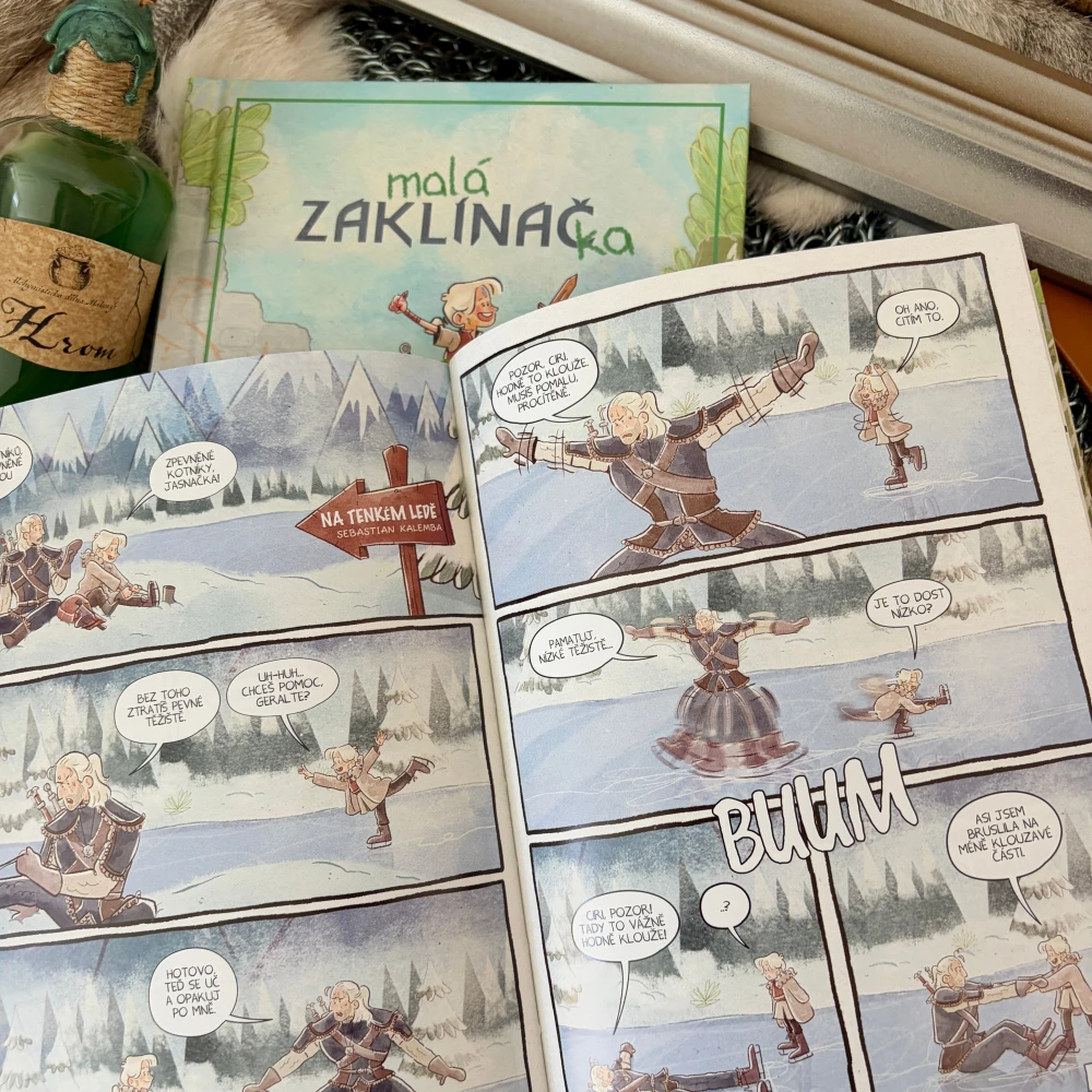 Komiks Malá zaklínačka - Giada Carboni