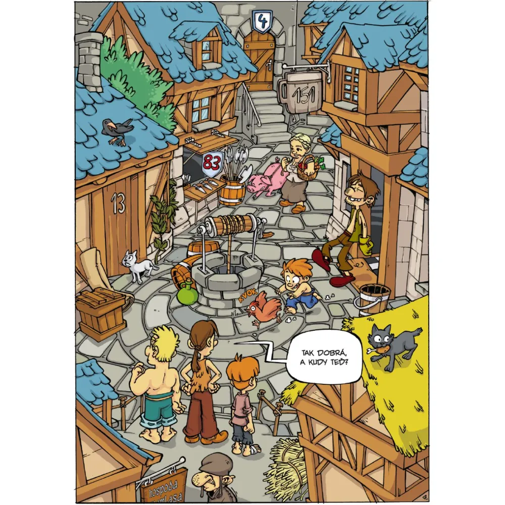 Komiks, v němž jsi hrdinou: Rytíři 1 - První dobrodružství