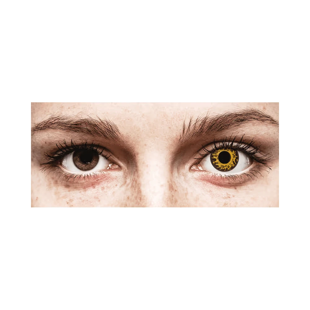 Contact Lenses - Cheetah - non-prescription daily (2 lenses)