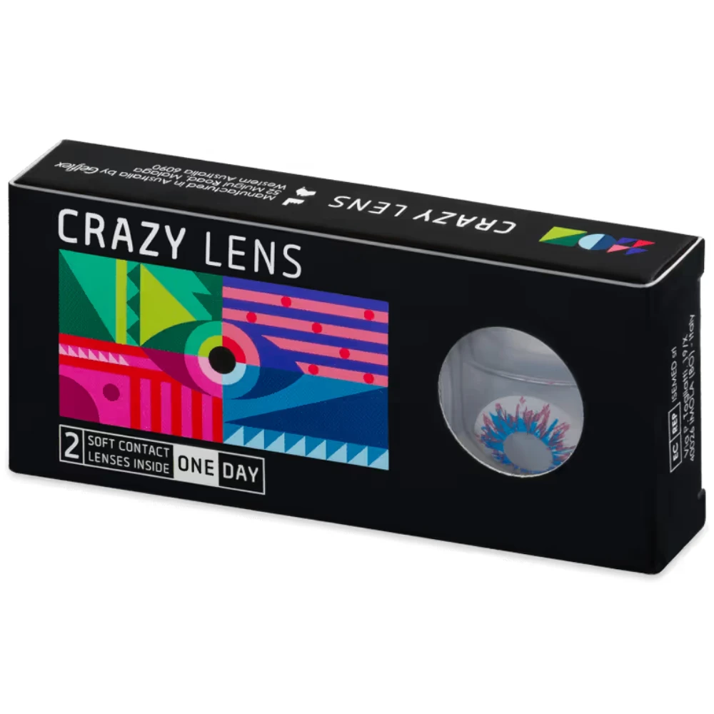 Contact Lenses - Harlequin - non-prescription daily (2 lenses)
