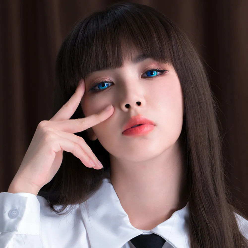 Obsidian Contact Lenses - Poseidon non-prescription yearly (2 lenses)