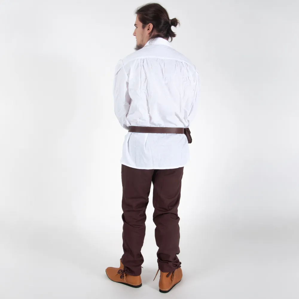 Cotton Musketeer Shirt - white