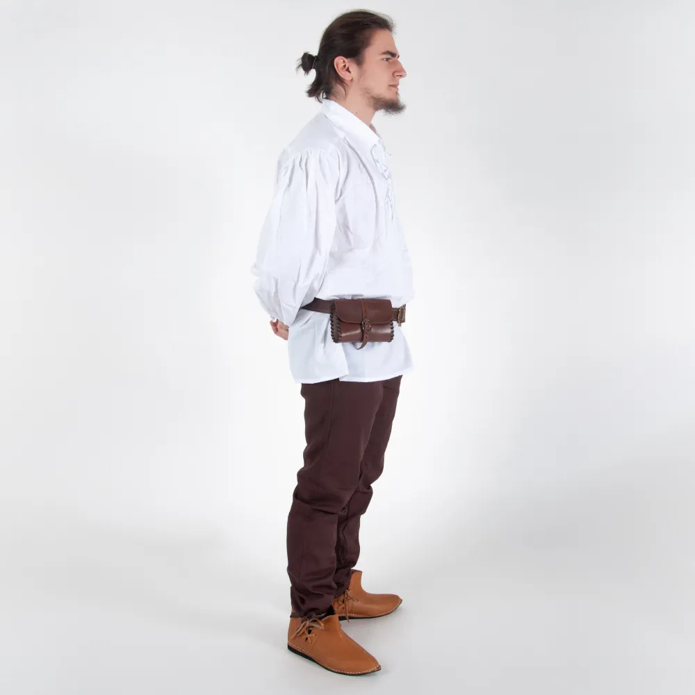 Cotton Musketeer Shirt - white