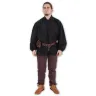 Cotton Musketeer Shirt - Black
