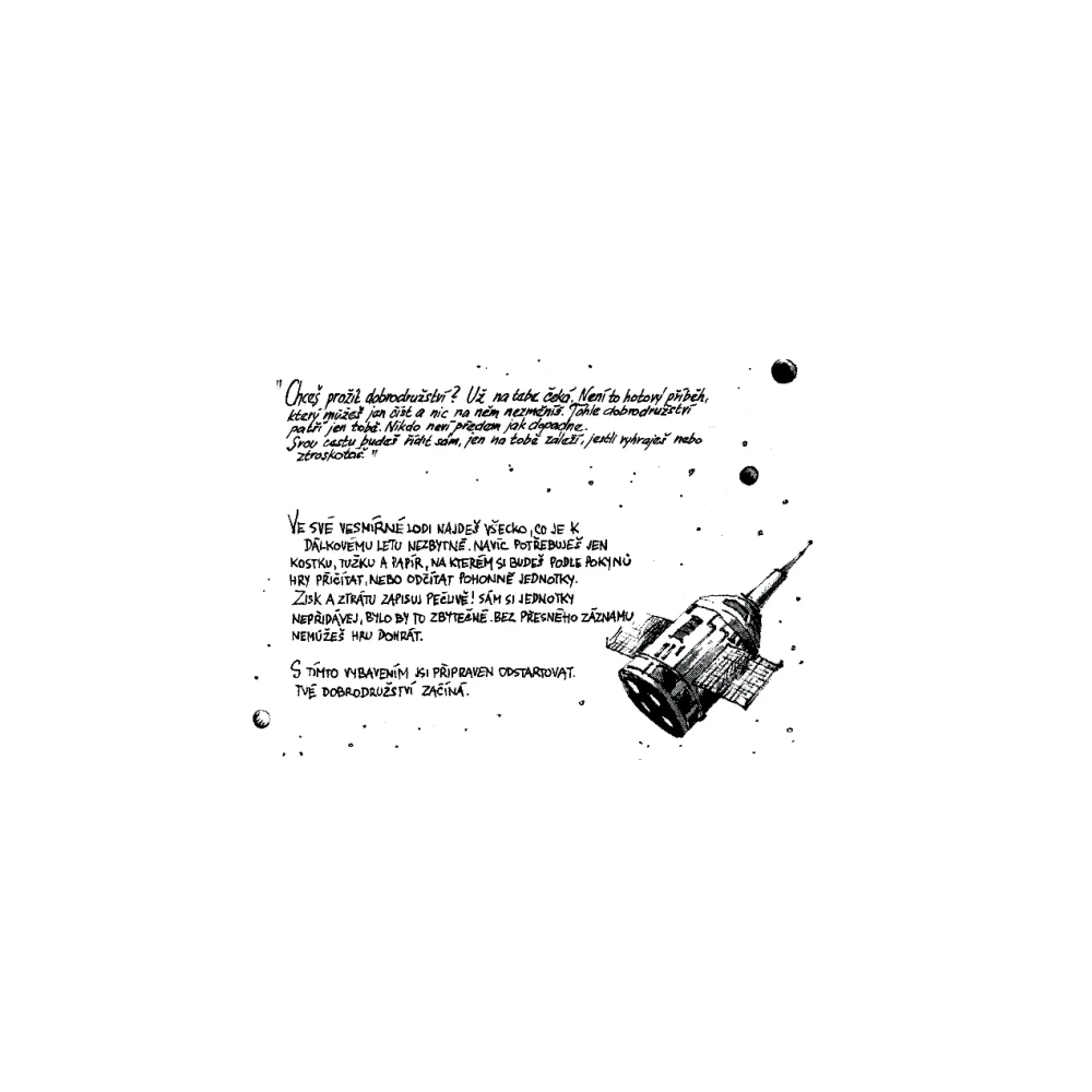 Kozmická hliadka - Grafický gamebook
