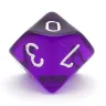 Translucent d10 die
