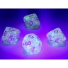 Glow-in-the-dark d10 dice set